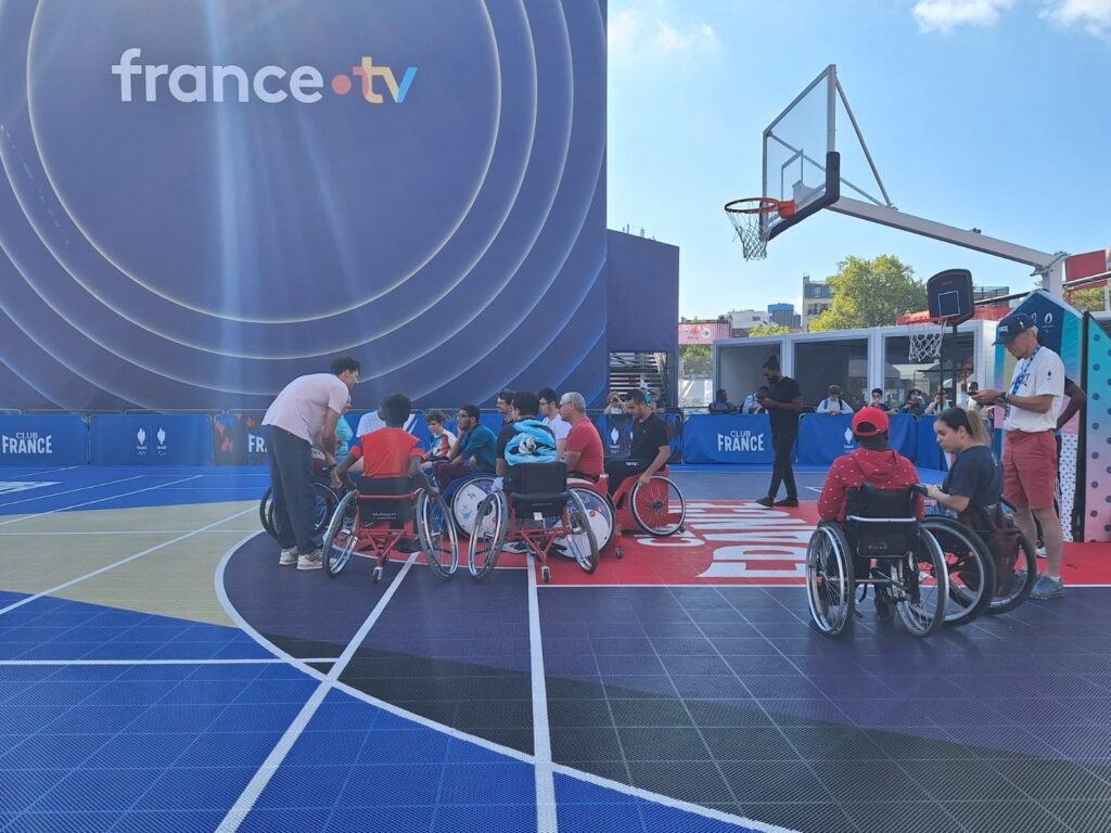 Les Big Bang Ballers au Club France de la Villette pour Paris 2024 !