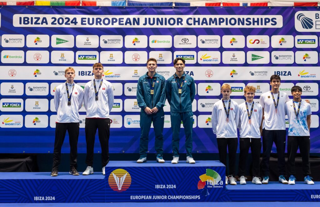 Badminton. Thibault Gardon double champion d'Europe U19