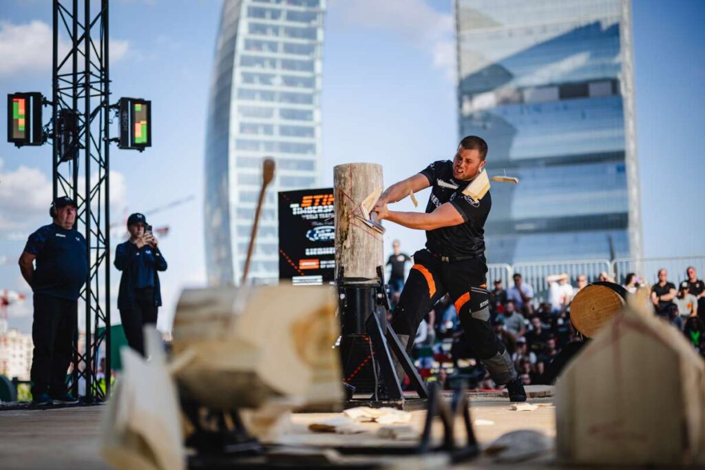 Bûcheronnage sportif : 12 athlètes visent les Championnats de France en Bretagne le 14 mai
